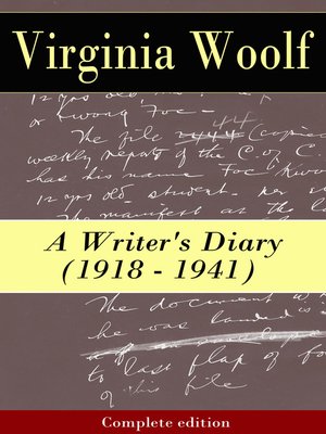 cover image of A Writer's Diary (1918 - 1941)